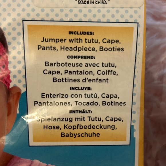 DC Supergirl Infant Costume 0-6 months New in Package - Picture 3 of 6